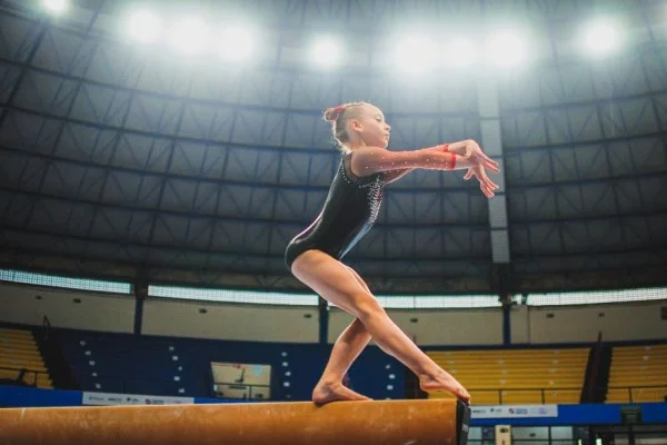 female gymnast competition
